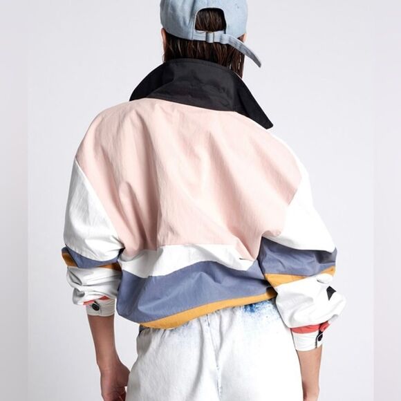 OTS VELOCITY REVERSIBLE WINDBREAKER JACKET. Size medium - Picture 2 of 6